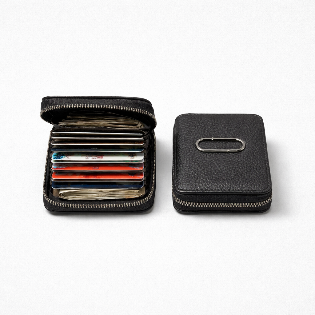 PU Leather Credit Debit Card Holder Wallet Money Zipper Coin Purse for Women