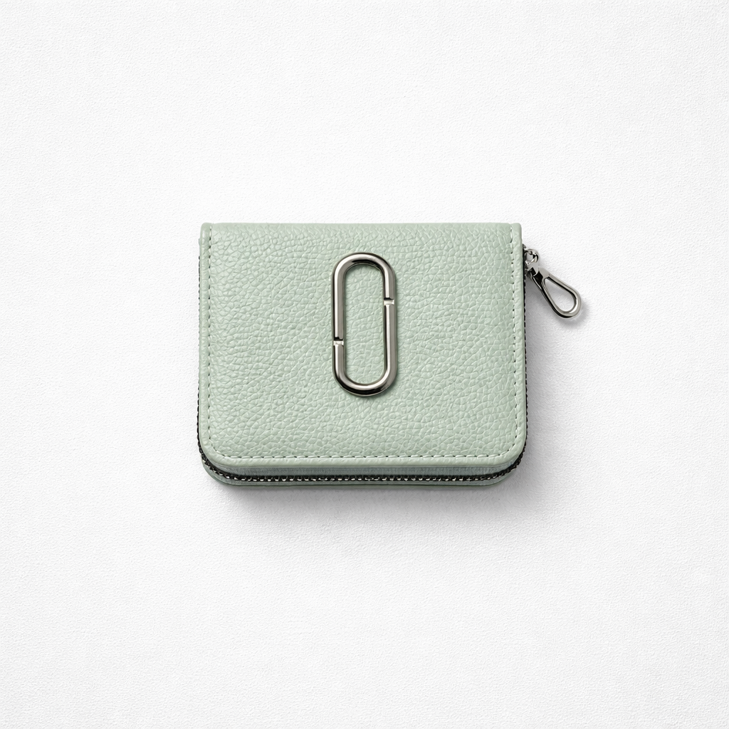 PU Leather Credit Debit Card Holder Wallet Money Zipper Coin Purse for Women