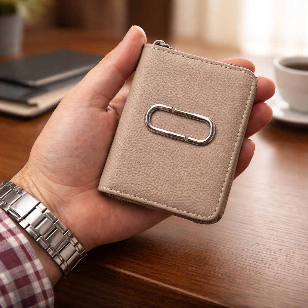 PU Leather Credit Debit Card Holder Wallet Money Zipper Coin Purse for Women