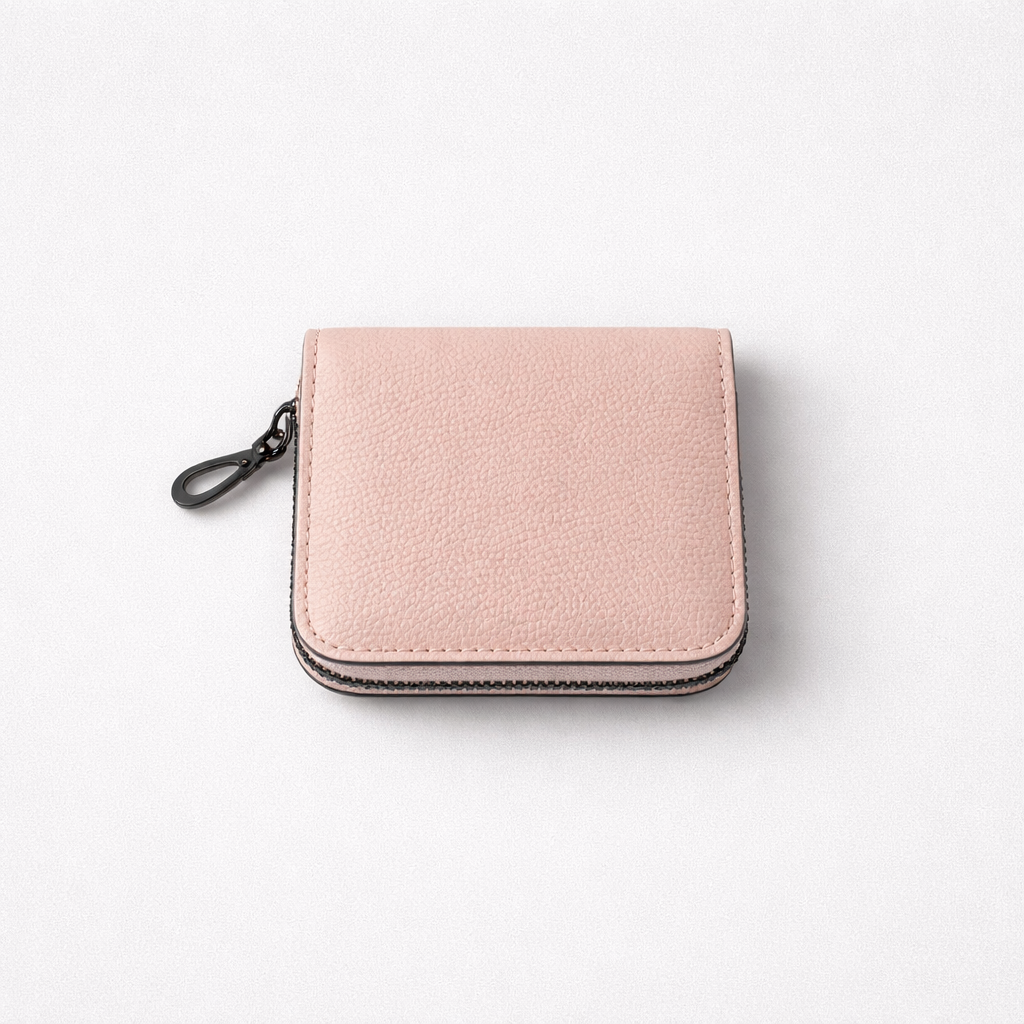 PU Leather Credit Debit Card Holder Wallet Money Zipper Coin Purse for Women