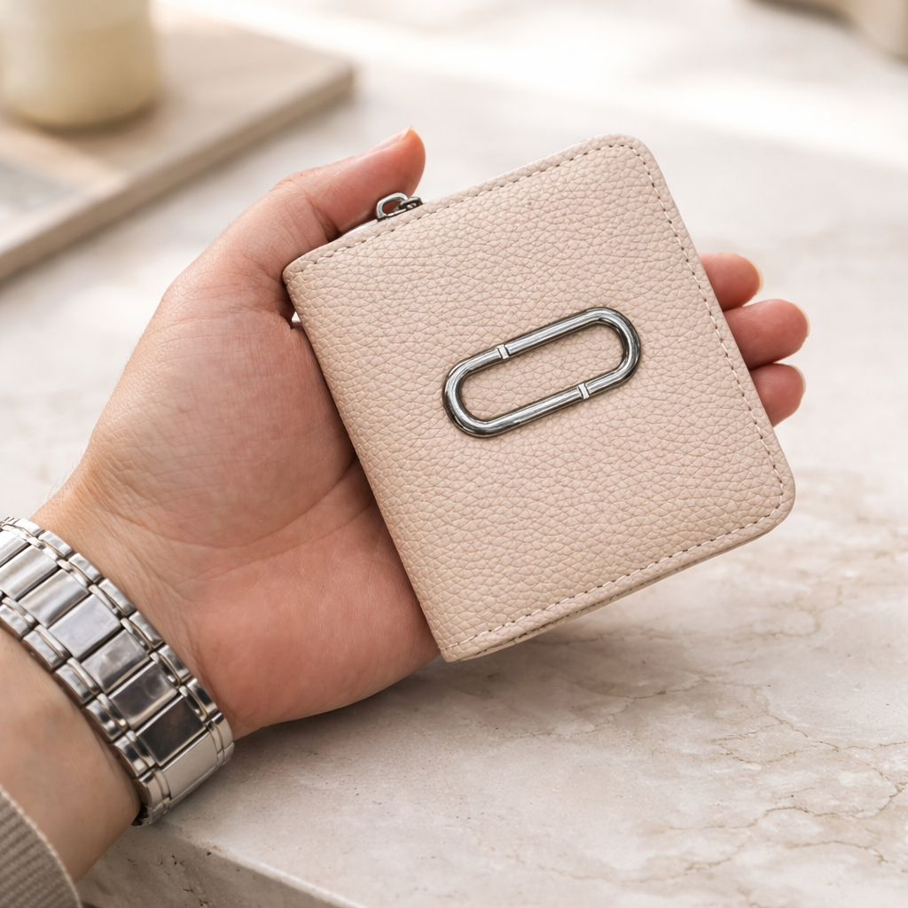 PU Leather Credit Debit Card Holder Wallet Money Zipper Coin Purse for Women