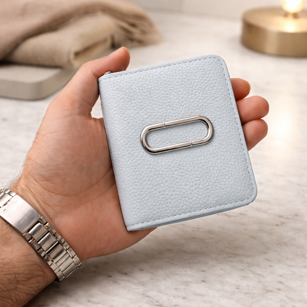 PU Leather Credit Debit Card Holder Wallet Money Zipper Coin Purse for Women